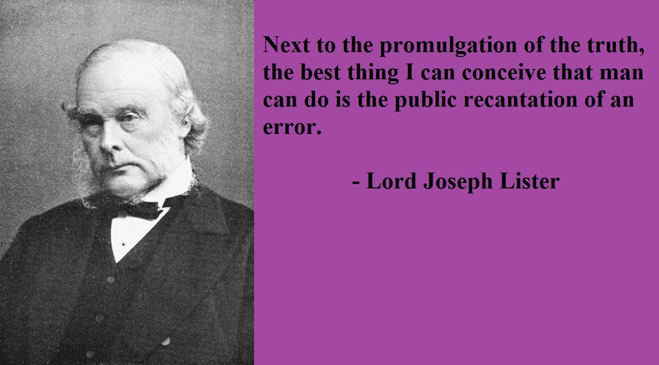 Read more about the article Joseph Lister Quotes
