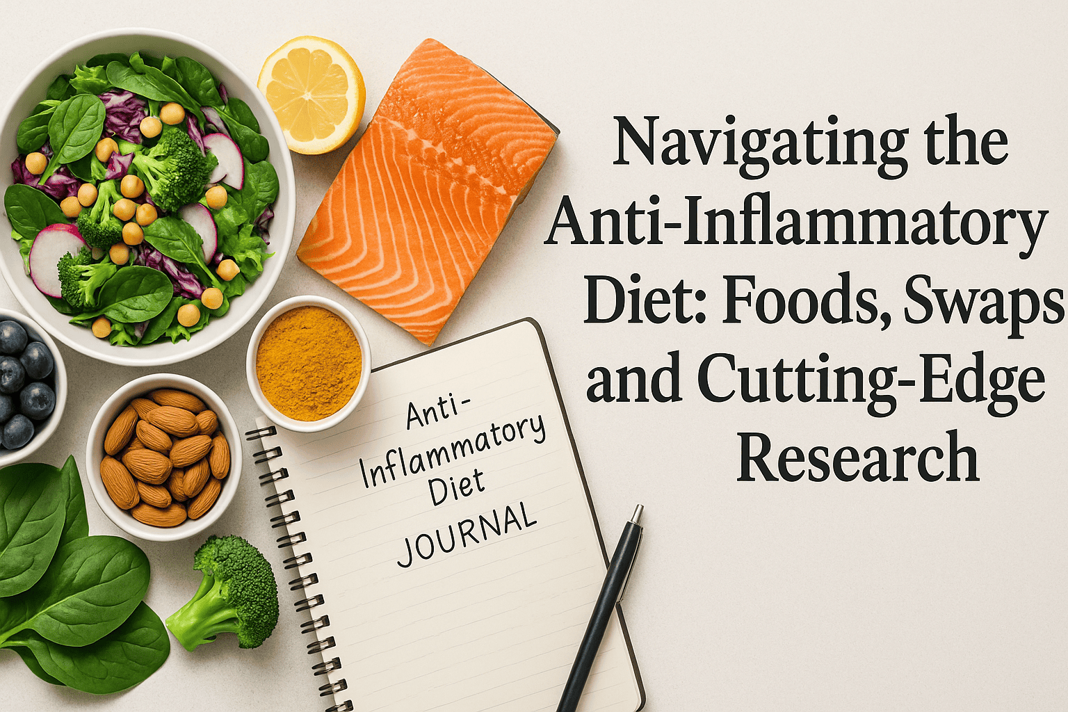 Read more about the article Navigating the Anti-Inflammatory Diet: Foods, Swaps, and Cutting-Edge Research